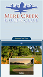 Mobile Screenshot of merecreekgolf.com